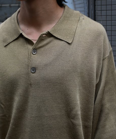 Pronto-Uomo 3Button Knit Polo Sweater -1