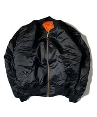 Deadstock GREENBRIER MA-1 Flight Jacket Black EMAR Zip