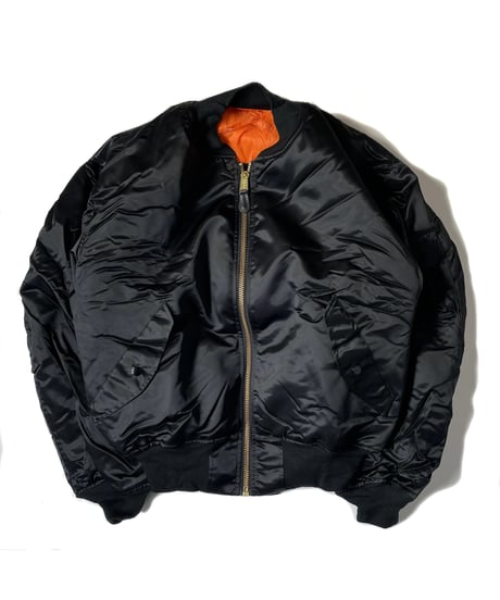 Deadstock GREENBRIER MA-1 Flight Jacket Black EMAR Zip