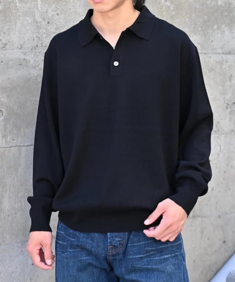 damagedone Products High Gauge 2-Button Knit Polo