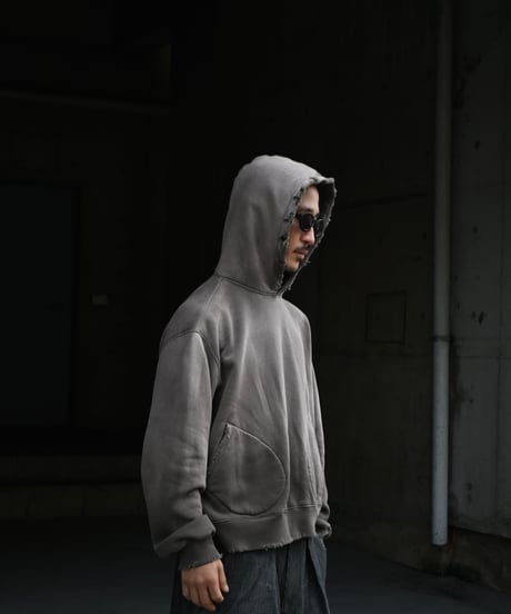 MOOJI MOOJI US CLASSIC 1930 HOODIE STONE GREY