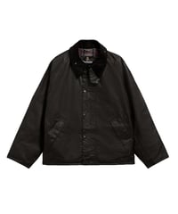 Barbour Transport Waxed Jacket Black