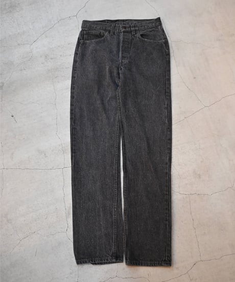 92' Levi's 501 Yarn-dyed Denim Pants Black -3