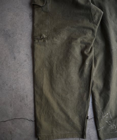 Used French Army Early M-47  Cargo Pant