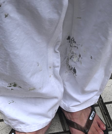 Stan Ray Painted Painter Pants White made in USA-3