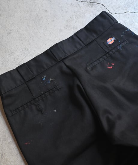 Dickies 874 Painted Work Pants Black -1