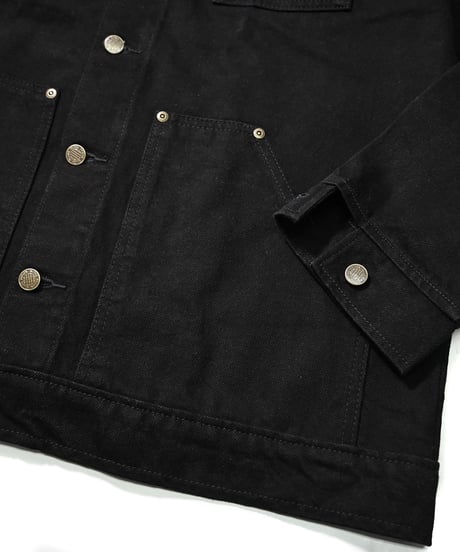 Prison Blues Denim Yard Coat Black