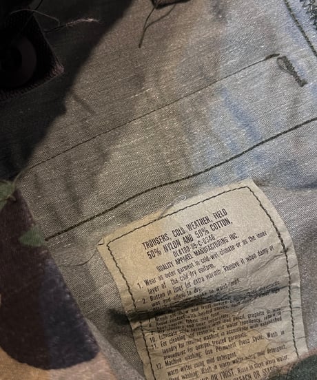 Used Us Army M-65 Field Pants Woodland Camo -2