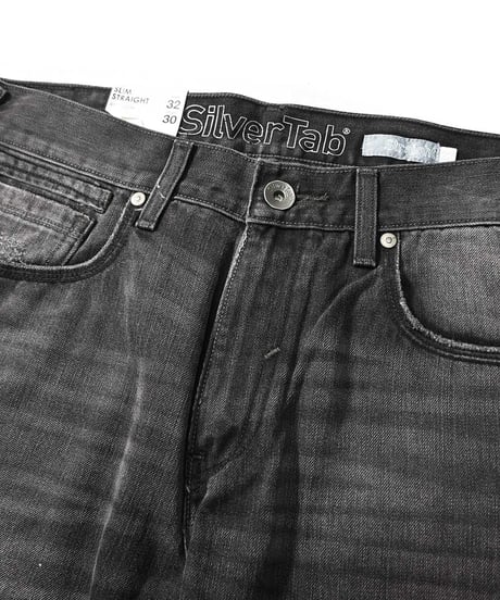 00s Deadstock Levi's Silver Tab Slim Straight Denim Pants #0002