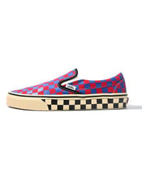 VANS Classic Slip-On Checkerboard Red/Blue