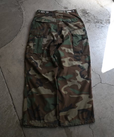 Used Us Army M-65 Field Pants Woodland Camo -１