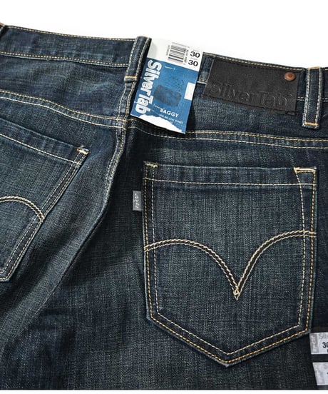 00s Deadstock Levi's Silver Tab Baggy Denim Pants #0025