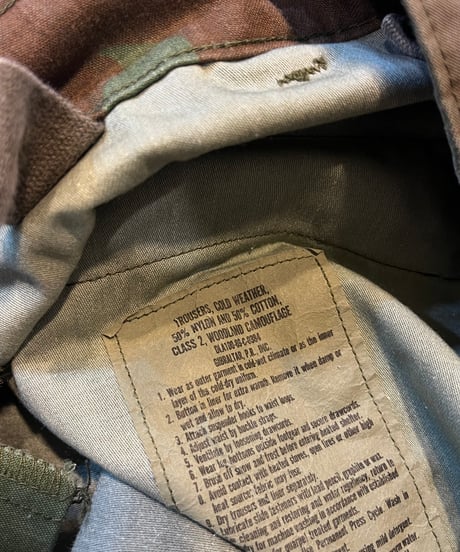 Used Us Army M-65 Field Pants Woodland Camo -3
