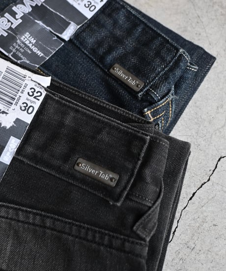 00s Deadstock Levi's Silver Tab Slim Straight Denim Pants #0003