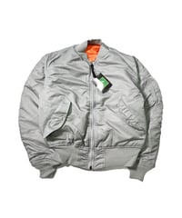 Deadstock GREENBRIER MA-1 Flight Jacket Grey EMAR Zip