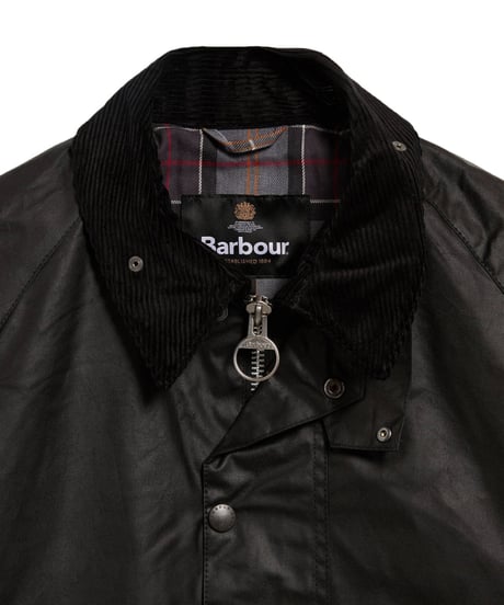 Barbour Transport Waxed Jacket Black