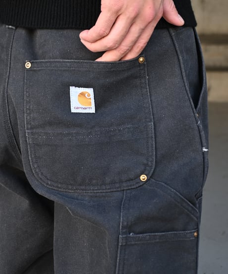 Carhartt Aged Duck Double Knee Carpenter Pants Black