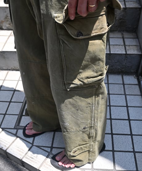 Used French Army Early M-47  Cargo Pant