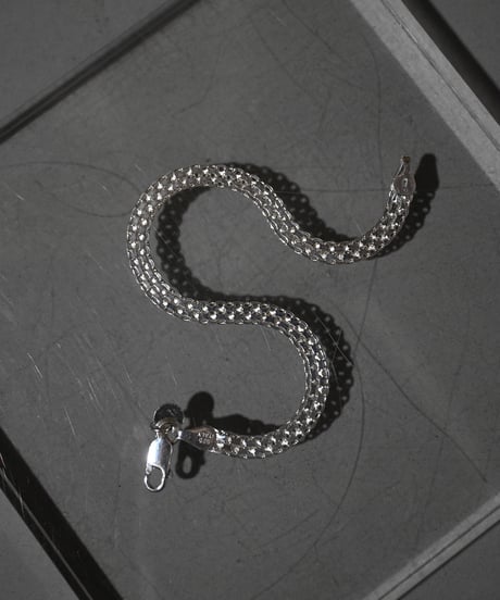Italian Silver Bracelet Mesh Chain