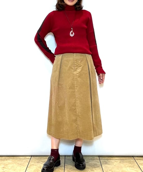 【BRAHMIN／ブラーミン】ストレッチチノタックスカート