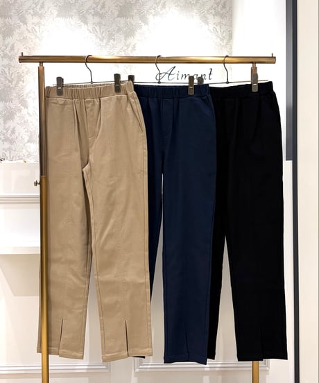 【Mylanka／ミランカ】ストレッチツイルパンツ