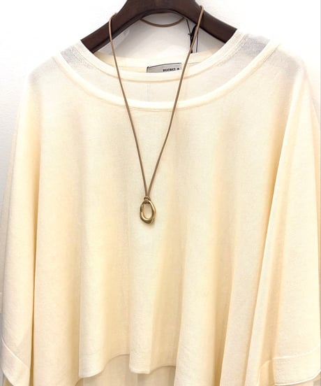 【TULUMB／トゥルム】オーバルモチーフ革紐ネックレス