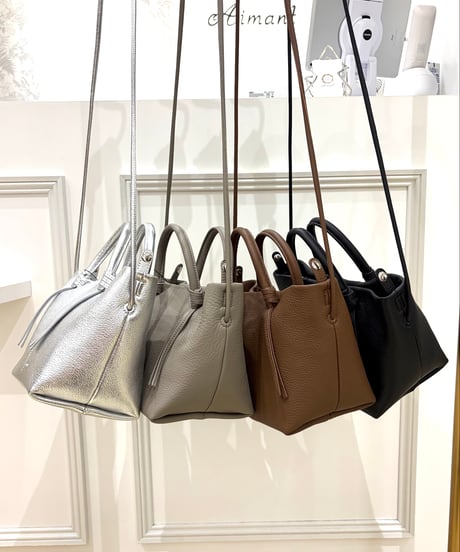 【BRAHMIN／ブラーミン】BEAURE  2WAYボートシェイプショルダーバッグ