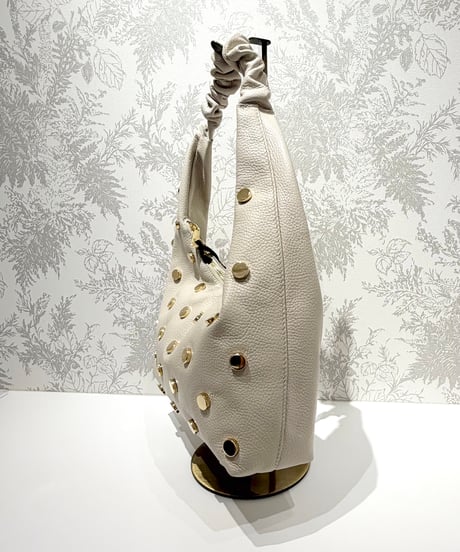 【atelier brugge×LAURA DI MAGGIO】レザースタッズワンショルダーバッグ