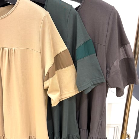 【couvee／クベ】ティアードカットワンピース