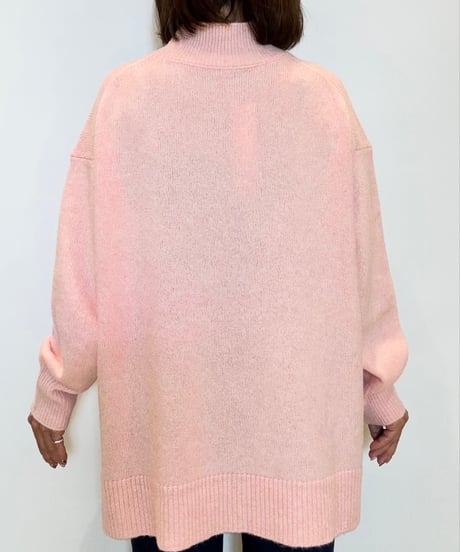 【C'EST MOIJEU／セモワージュ】アルパカストレッチ ハイネックプルオーバー