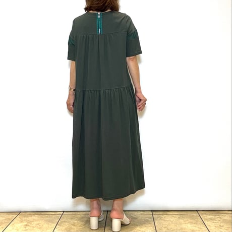 【couvee／クベ】ティアードカットワンピース