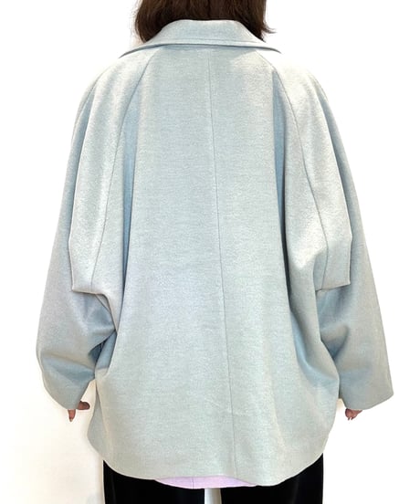 【TULUMB／トゥルム】ウール混シャギージャージドルマンコート