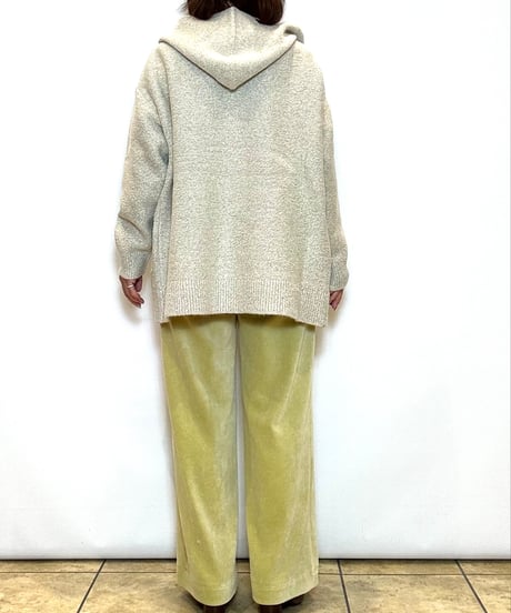 【BRAHMIN／ブラーミン】ガーター編みニットカーディガン