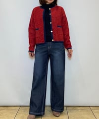 【Le MARAIS／ルマレ】裏フリースデニムバギーパンツ