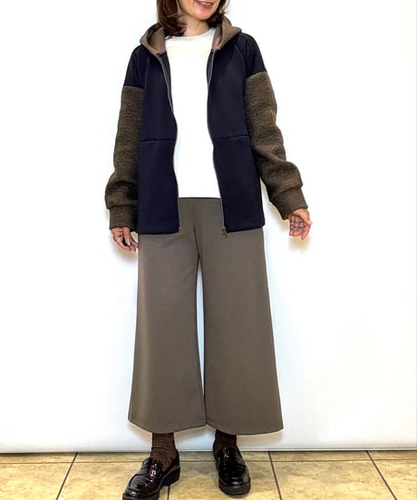 【TULUMB／トゥルム】ウェービーニードルフーディーブルゾン