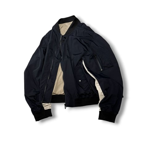 STUMPSTAMP NON PADDED TYPE MA-1 "BLACK × WHITE"
