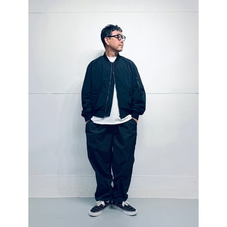 STUMPSTAMP NON PADDED TYPE MA-1 "BLACK × BLACK"