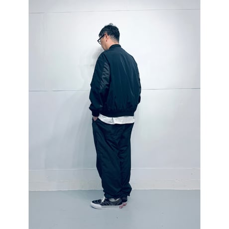 STUMPSTAMP NON PADDED TYPE MA-1 "BLACK × BLACK"