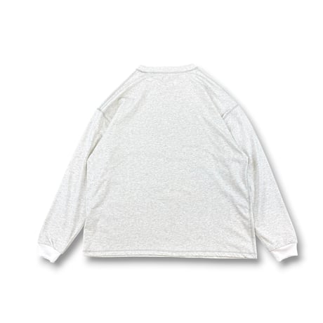 STUMPSTAMP OVERLOCK CONTRAST CUFFS L/S TEE "ASH”