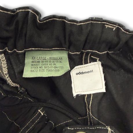 Oddment Custom BDU Trousers "BLACK"