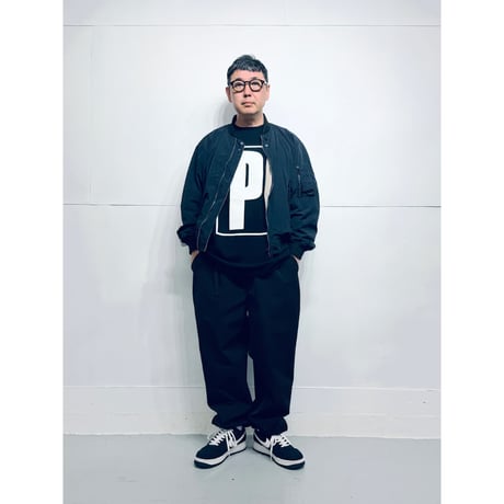 STUMPSTAMP NON PADDED TYPE MA-1 "BLACK × WHITE"