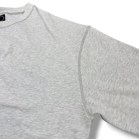STUMPSTAMP OVERLOCK CONTRAST CUFFS L/S TEE "ASH”