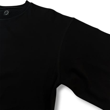 STUMPSTAMP OVERLOCK CONTRAST CUFFS L/S TEE "BLACK”