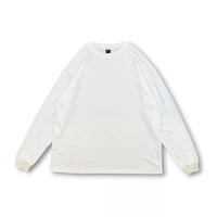 STUMPSTAMP OVERLOCK CONTRAST CUFFS L/S TEE "WHITE”