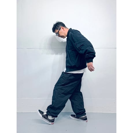 STUMPSTAMP NON PADDED TYPE MA-1 "BLACK × BLACK"