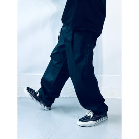 STUMPSTAMP PAINTER PANTS "BLACK WITH BLACK STITCH"