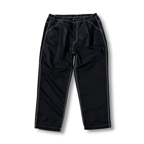 STUMPSTAMP PAINTER PANTS "BLACK WITH WHITE STITCH"