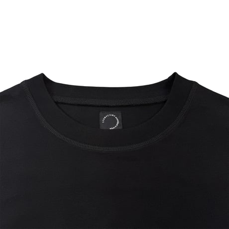STUMPSTAMP OVERLOCK CONTRAST CUFFS L/S TEE "BLACK”