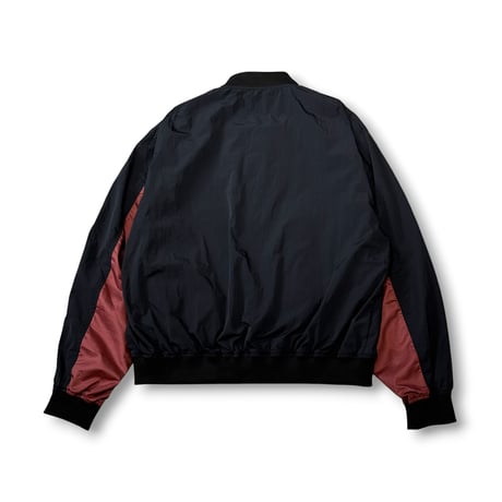 STUMPSTAMP NON PADDED TYPE MA-1 "BLACK × WINE RED"