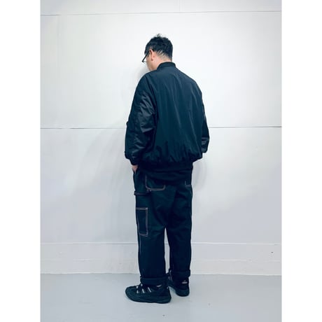 STUMPSTAMP NON PADDED TYPE MA-1 "BLACK × BLACK"